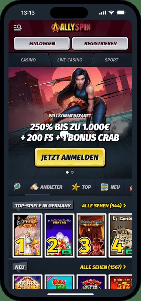 Best casino allyspin in Germany